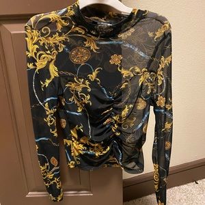 See through Print top